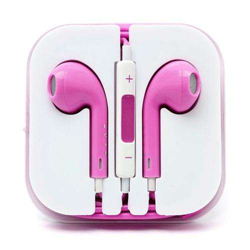 iPhone 5 Earphones Earpods iPhone Samsung Blackberry Compatible PINK